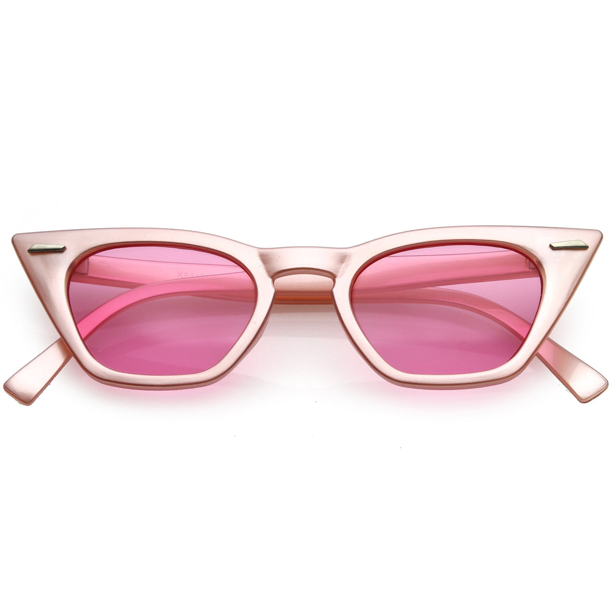 Women's Color Tone 90's Small Cat Eye Sunglasses C563