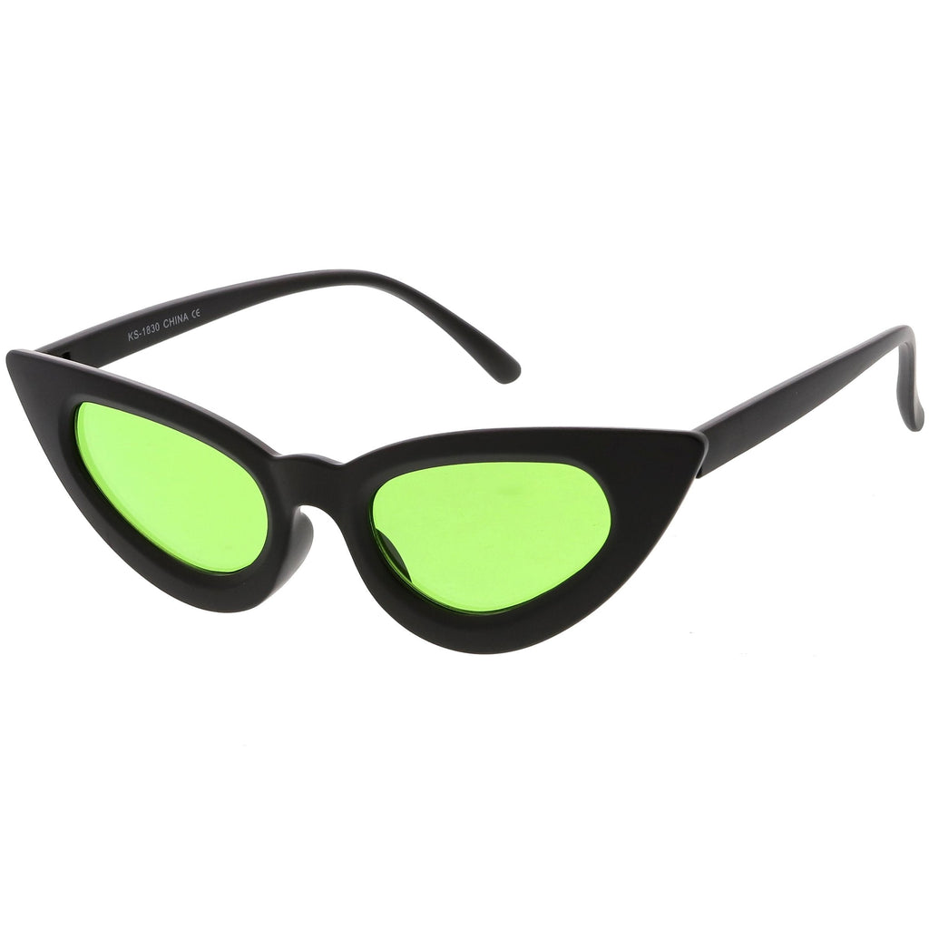 Women's Festival Retro Oval Cat Eye Sunglasses C572