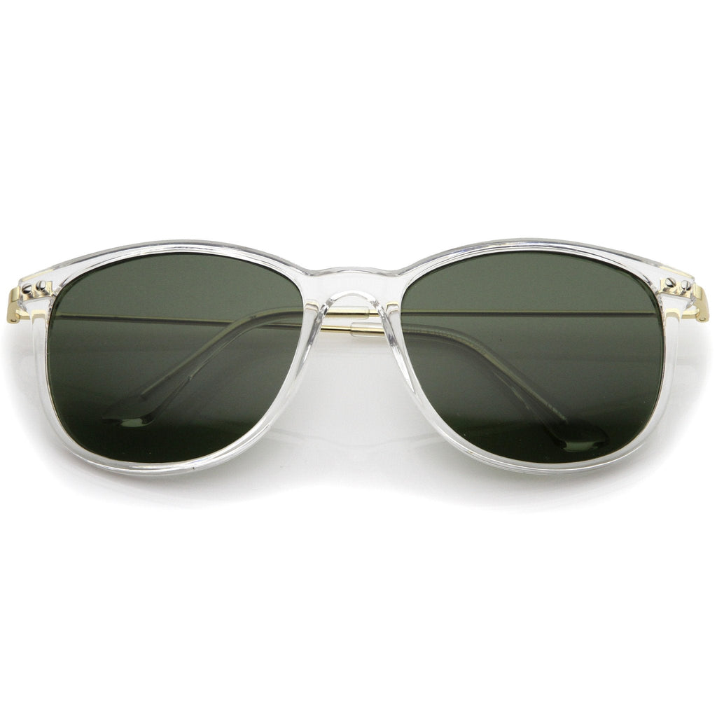 Classic Dapper Slim Horned Rim Sunglasses A790