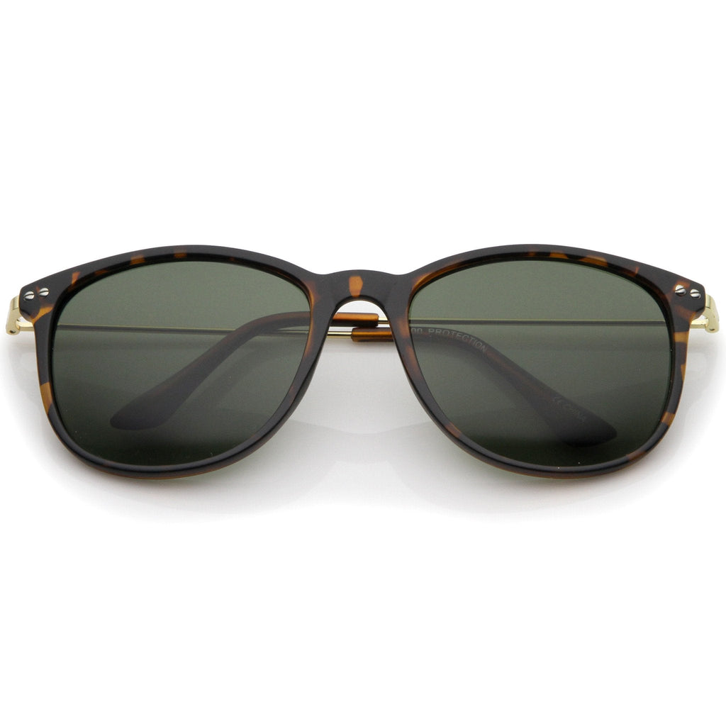 Classic Dapper Slim Horned Rim Sunglasses A790