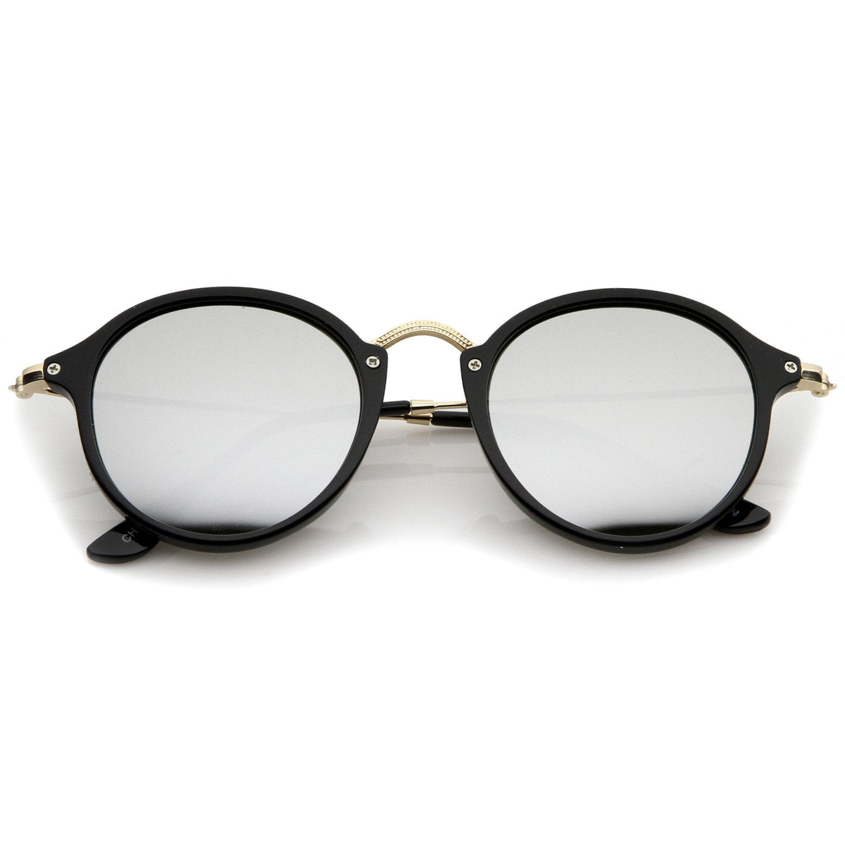 Steampunk Dapper Mirrored Round Lens Sunglasses A774