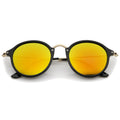 Steampunk Dapper Mirrored Round Lens Sunglasses A774