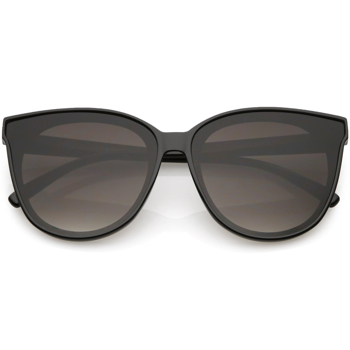 Women's Oversize Flat Infinity Lens Cat Eye Sunglasses C340