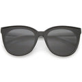 Women's Oversize Flat Infinity Lens Cat Eye Sunglasses C340