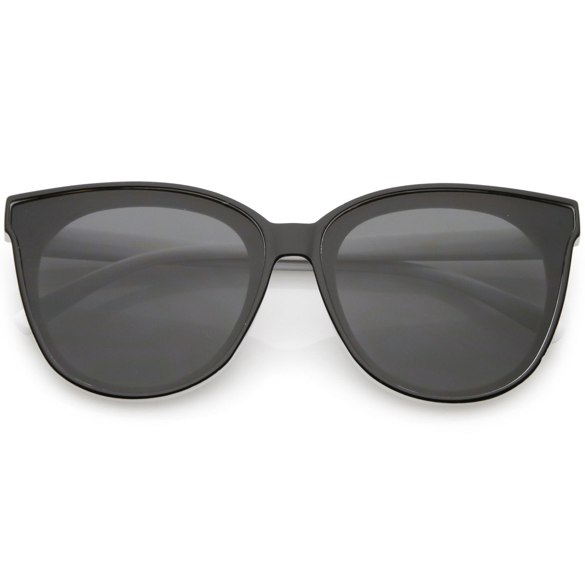 Women's Oversize Flat Infinity Lens Cat Eye Sunglasses C340