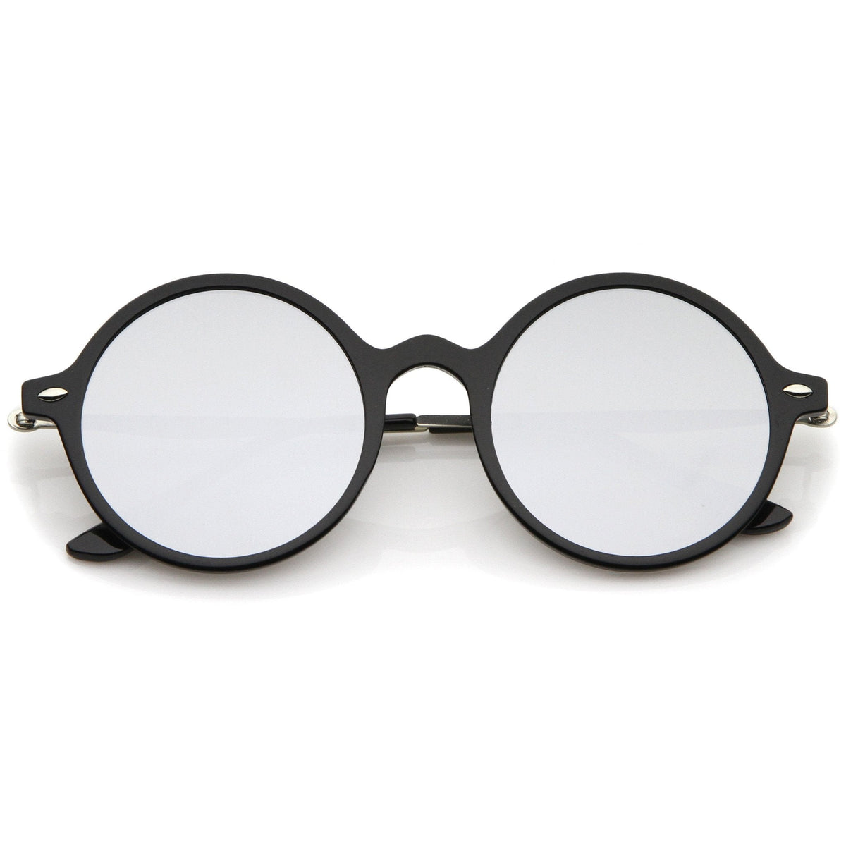 European Retro Mirrored Flat Lens Dapper Sunglasses A746