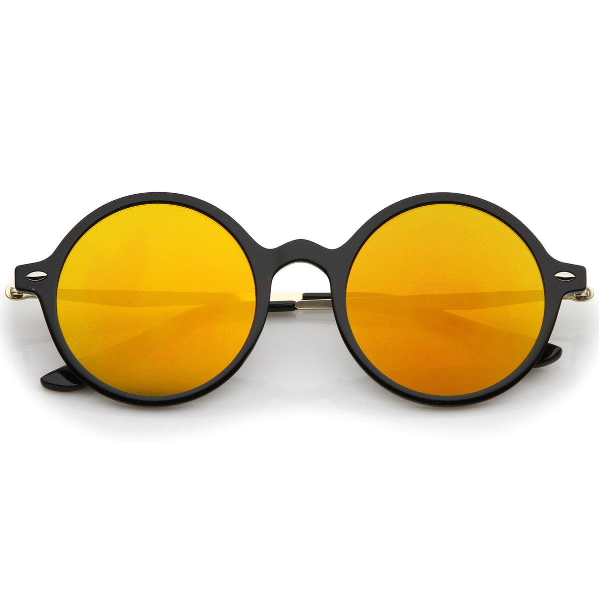 European Retro Mirrored Flat Lens Dapper Sunglasses A746
