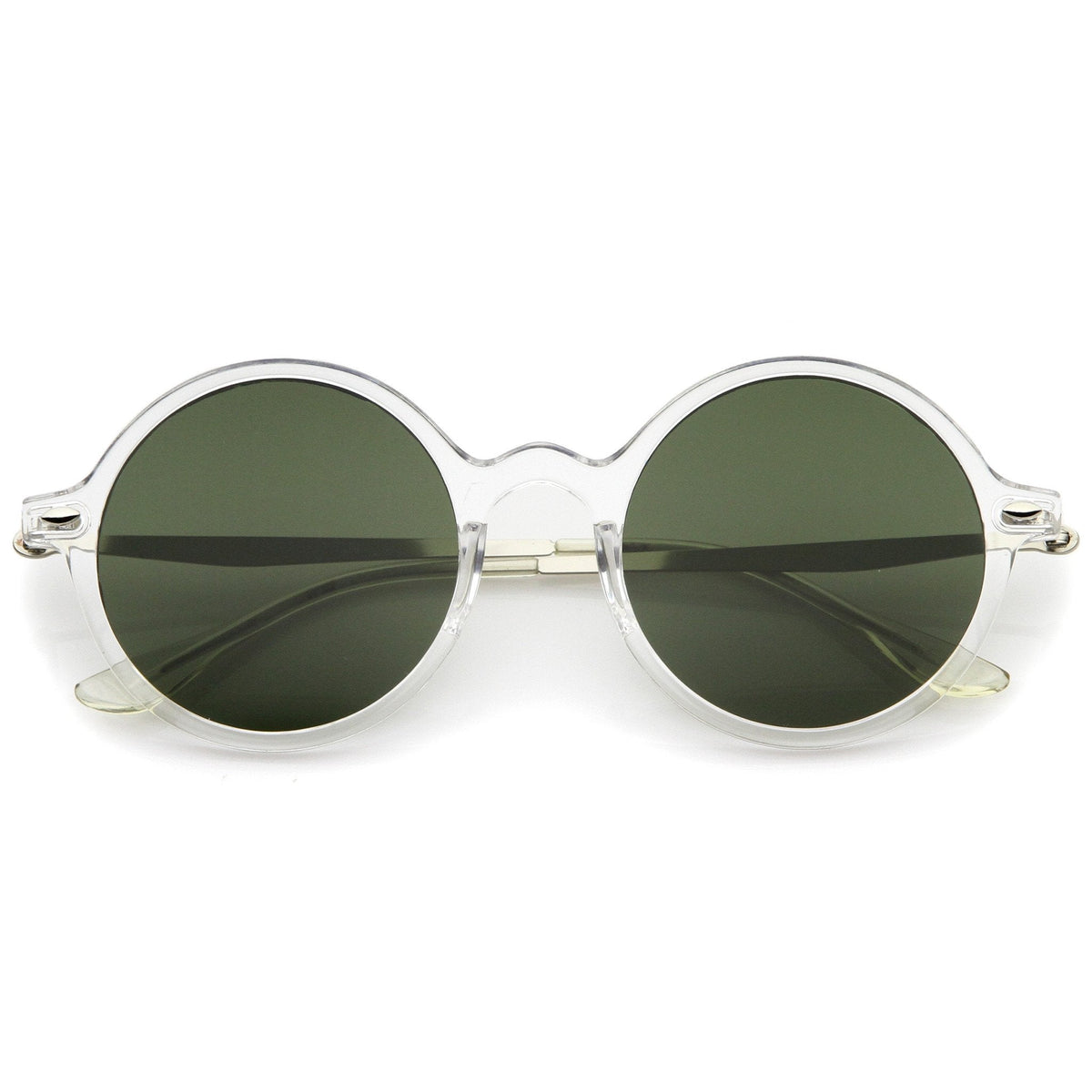 Vintage Dapper Round Flat Lens Sunglasses A745