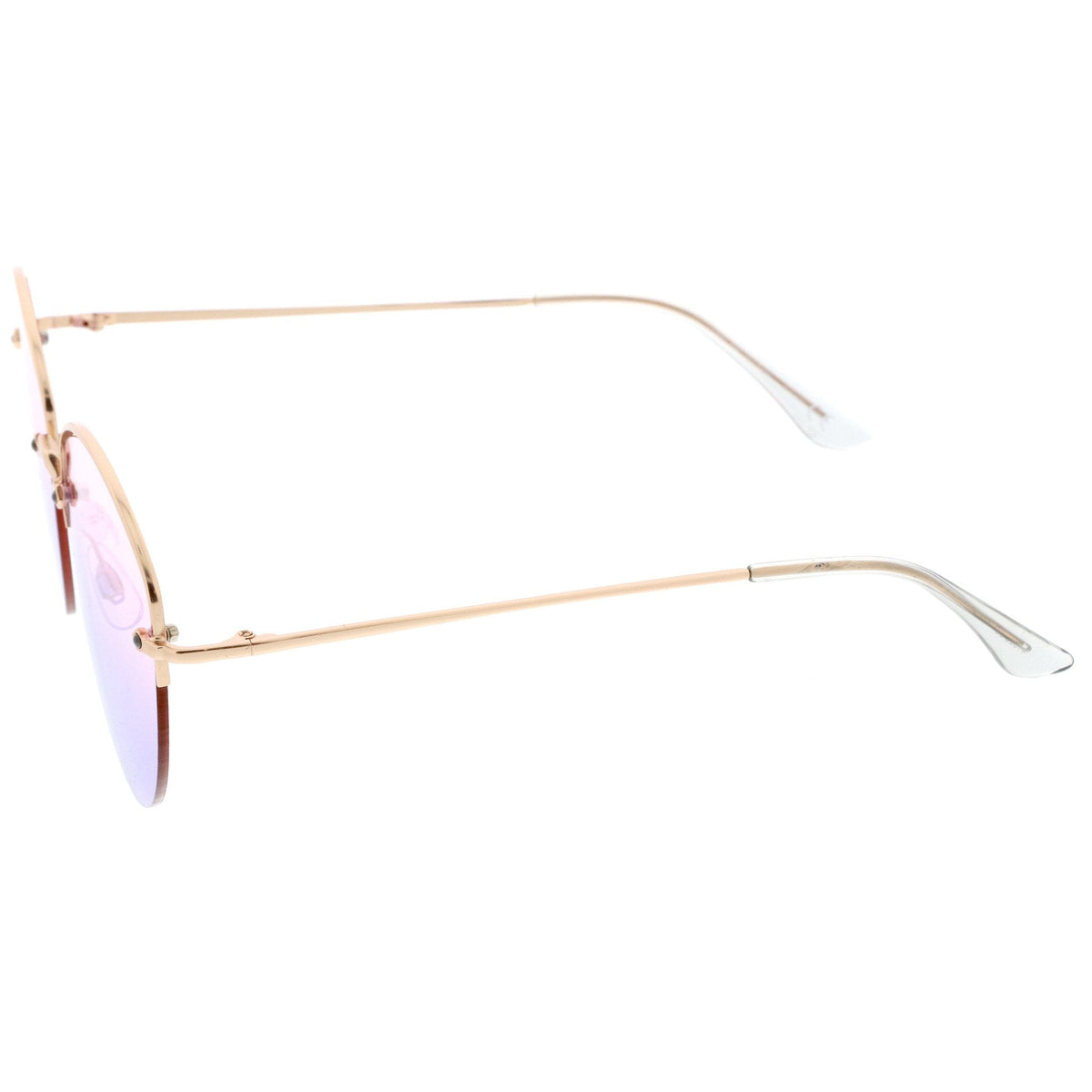 Women's Half Frame Gradient Lens Sunglasses A928