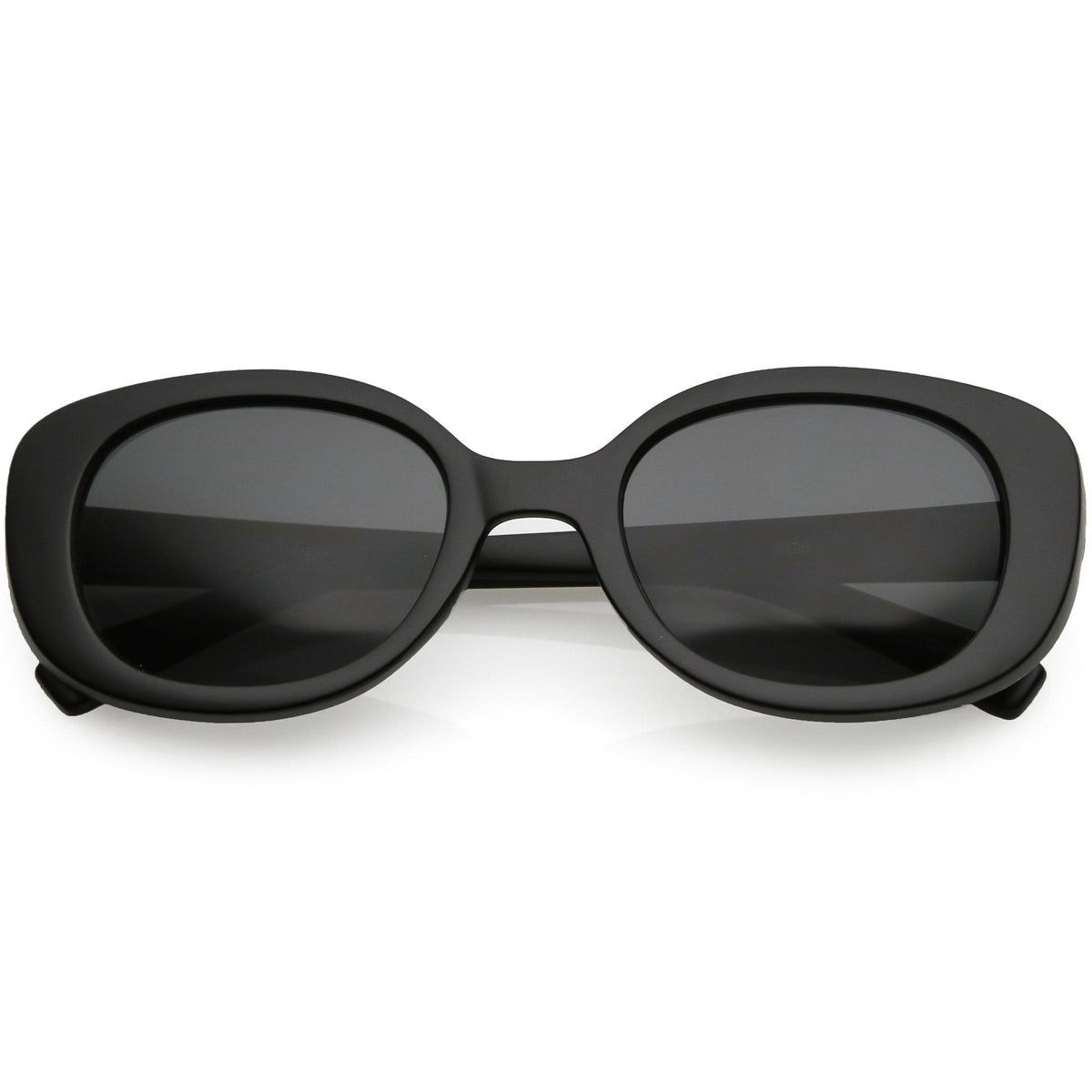 Women's Retro Rounded 1950's Thick Frame Sunglasses C556