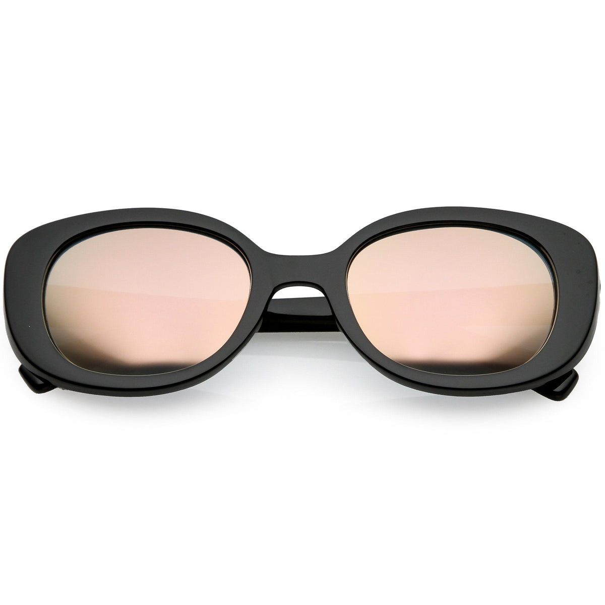 Women's Rounded Retro 1950's Thick Frame Sunglasses C557