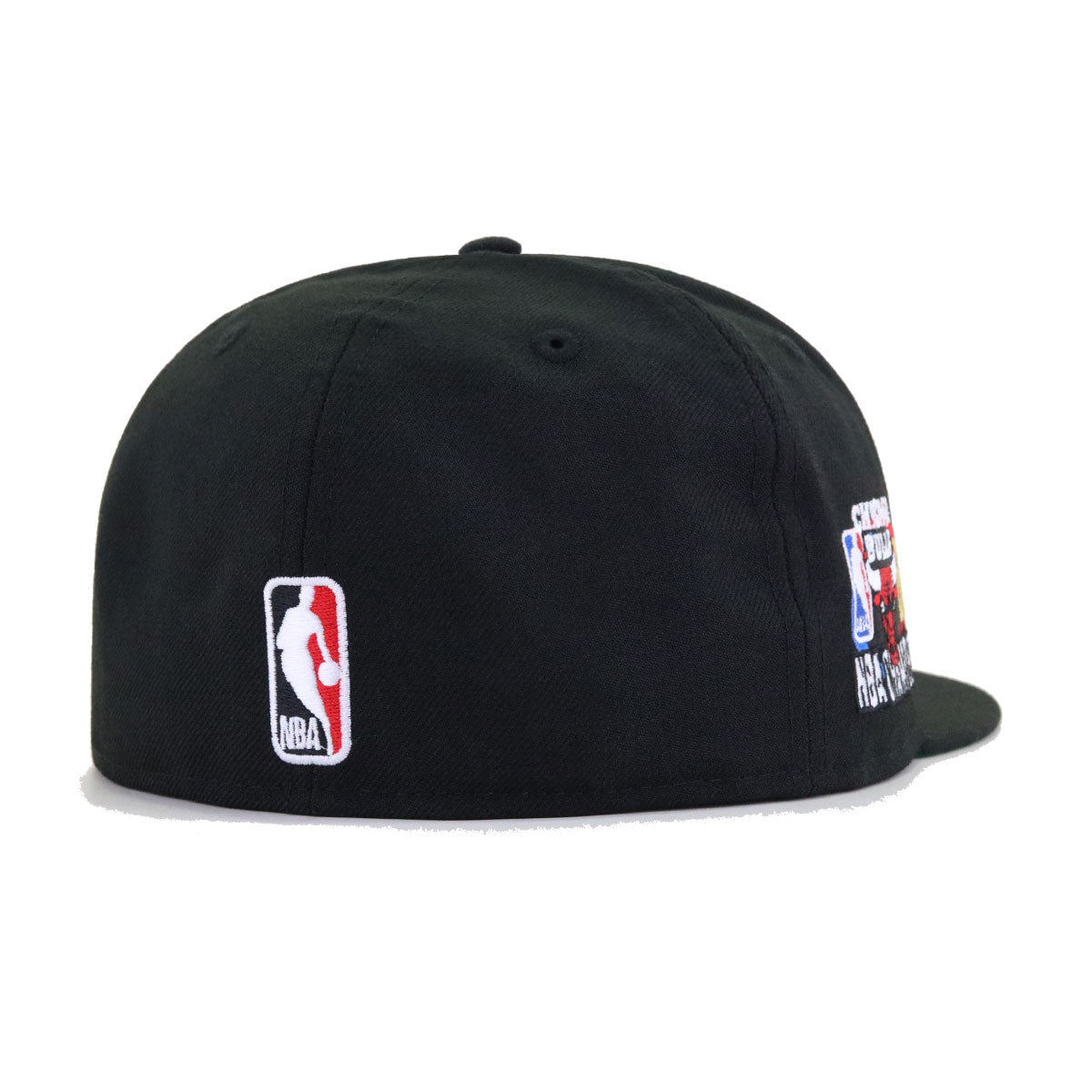 Chicago Bulls Black 6-Time Champs Green Bottom New Era 59Fifty Fitted