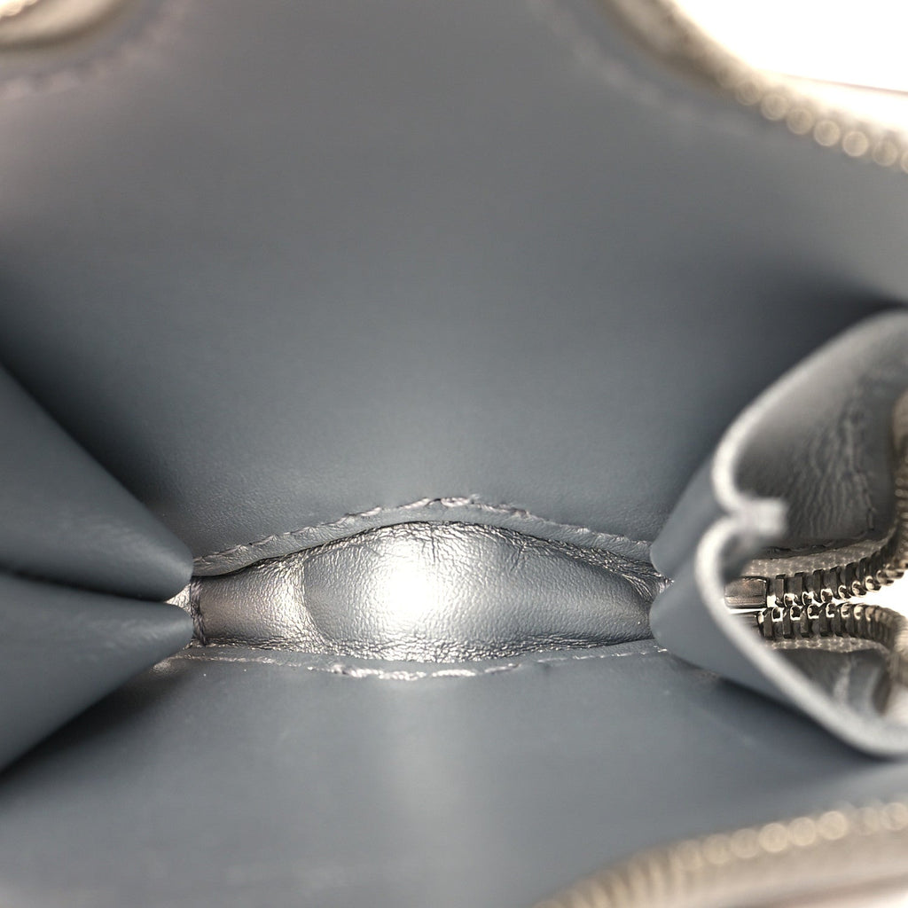 Monogram Spark Coin Purse Silver