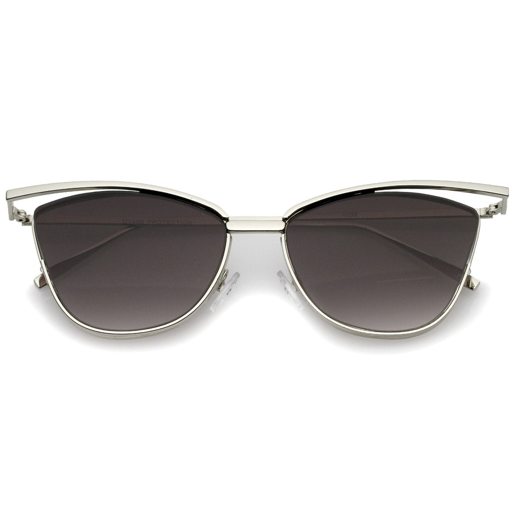 Women's Elegant Laser Cut Cat Eye Sunglasses A903