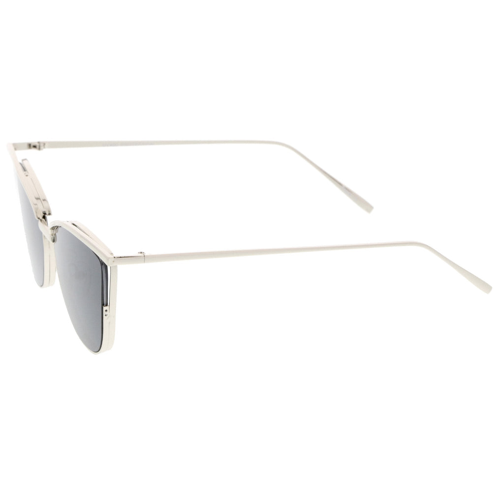 Women's Elegant Laser Cut Cat Eye Sunglasses A903