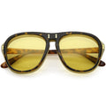 Men's Oversize Two Tone European Style Flip Up Aviator Sunglasses C580
