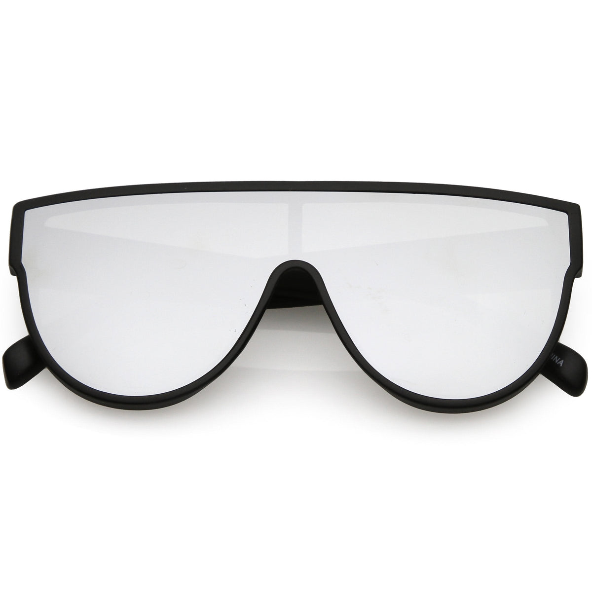 Retro Modern Infinity Mirrored Flat Lens Shield Sunglasses C558