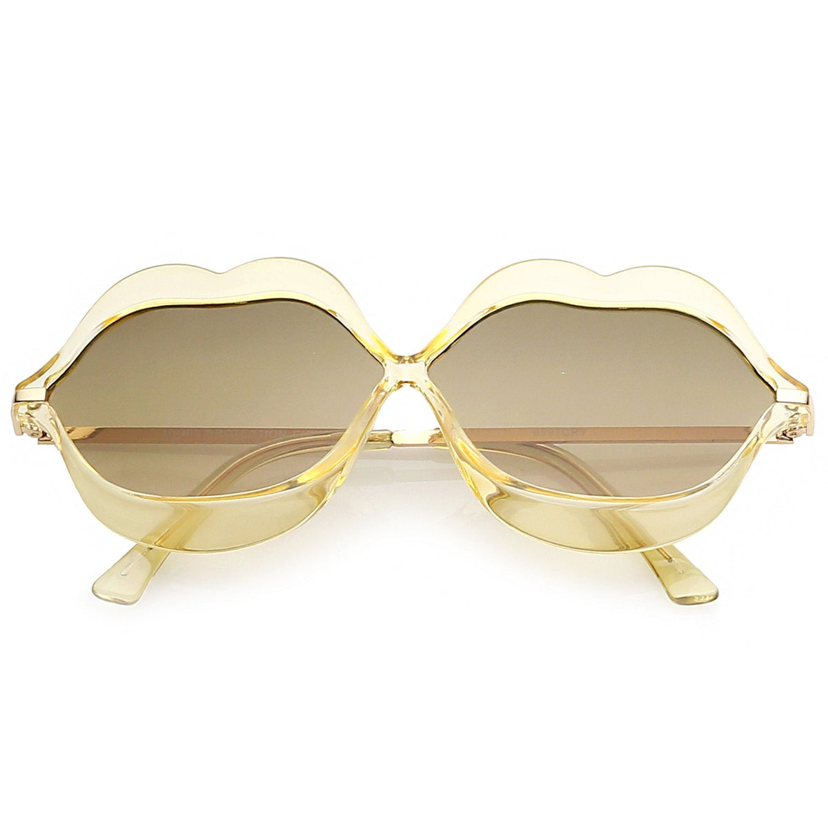 Oversize Novelty Transparent Lip Sunglasses C088