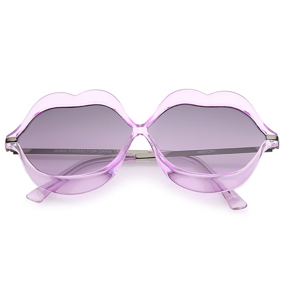 Oversize Novelty Transparent Lip Sunglasses C088