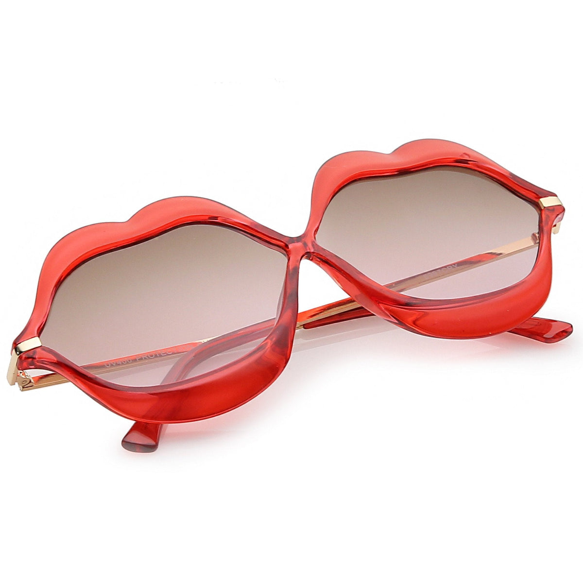 Oversize Novelty Transparent Lip Sunglasses C088