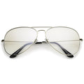 Large Retro Clear Lens Aviator Sunglasses 61mm A955