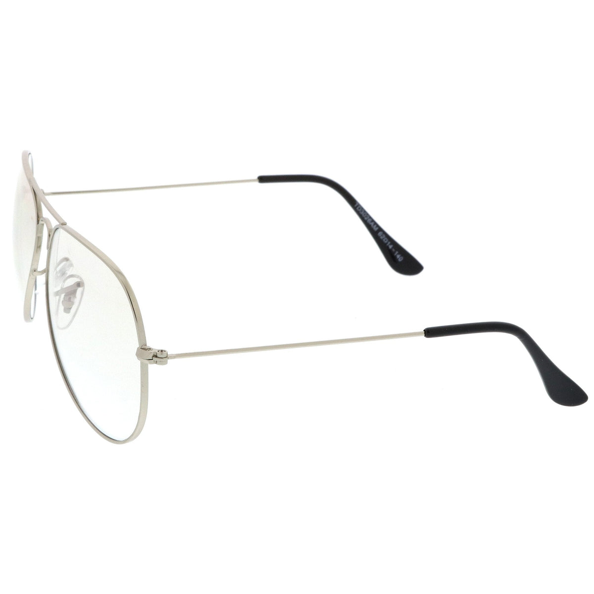 Large Retro Clear Lens Aviator Sunglasses 61mm A955