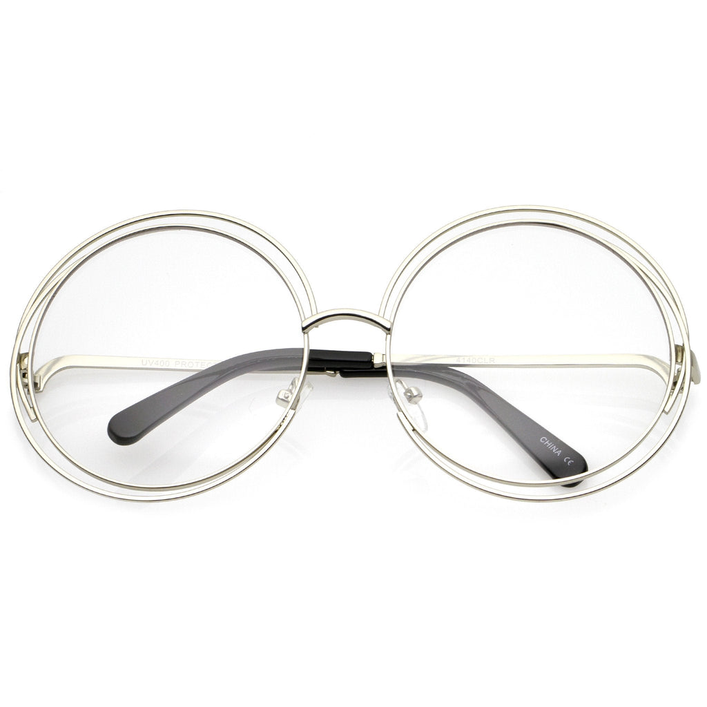 Women's Modern Oversize Loop Round Sunglasses A822