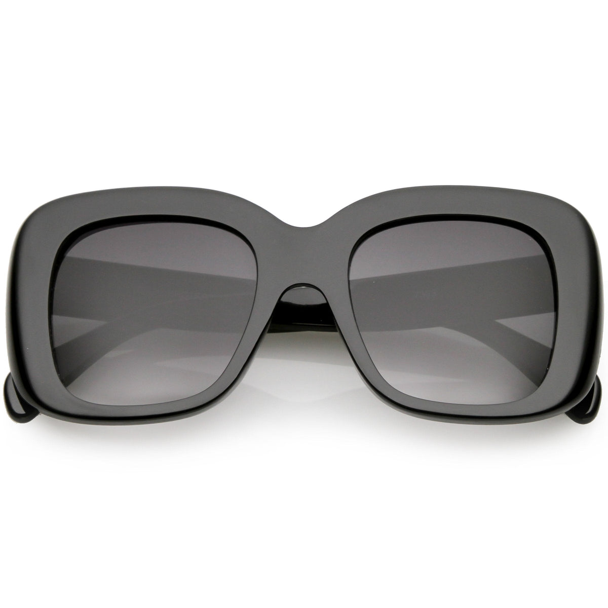 Women's Oversize Retro Square Thick Frame Sunglasses C552