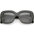 Women's Oversize Retro Square Thick Frame Sunglasses C552
