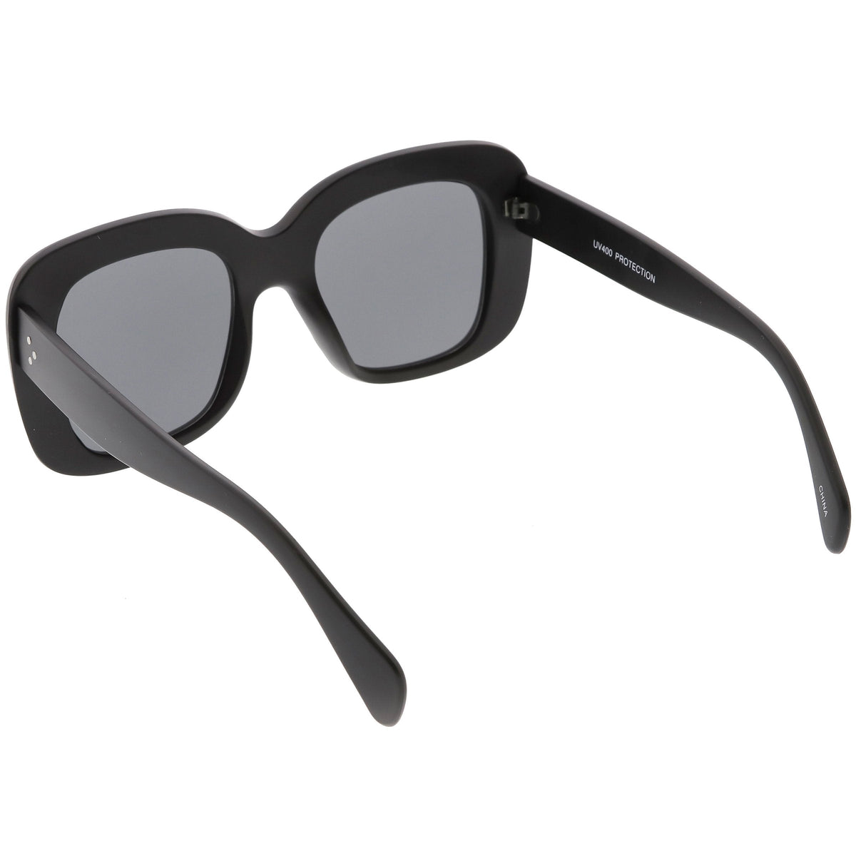 Women's Oversize Retro Square Thick Frame Sunglasses C552