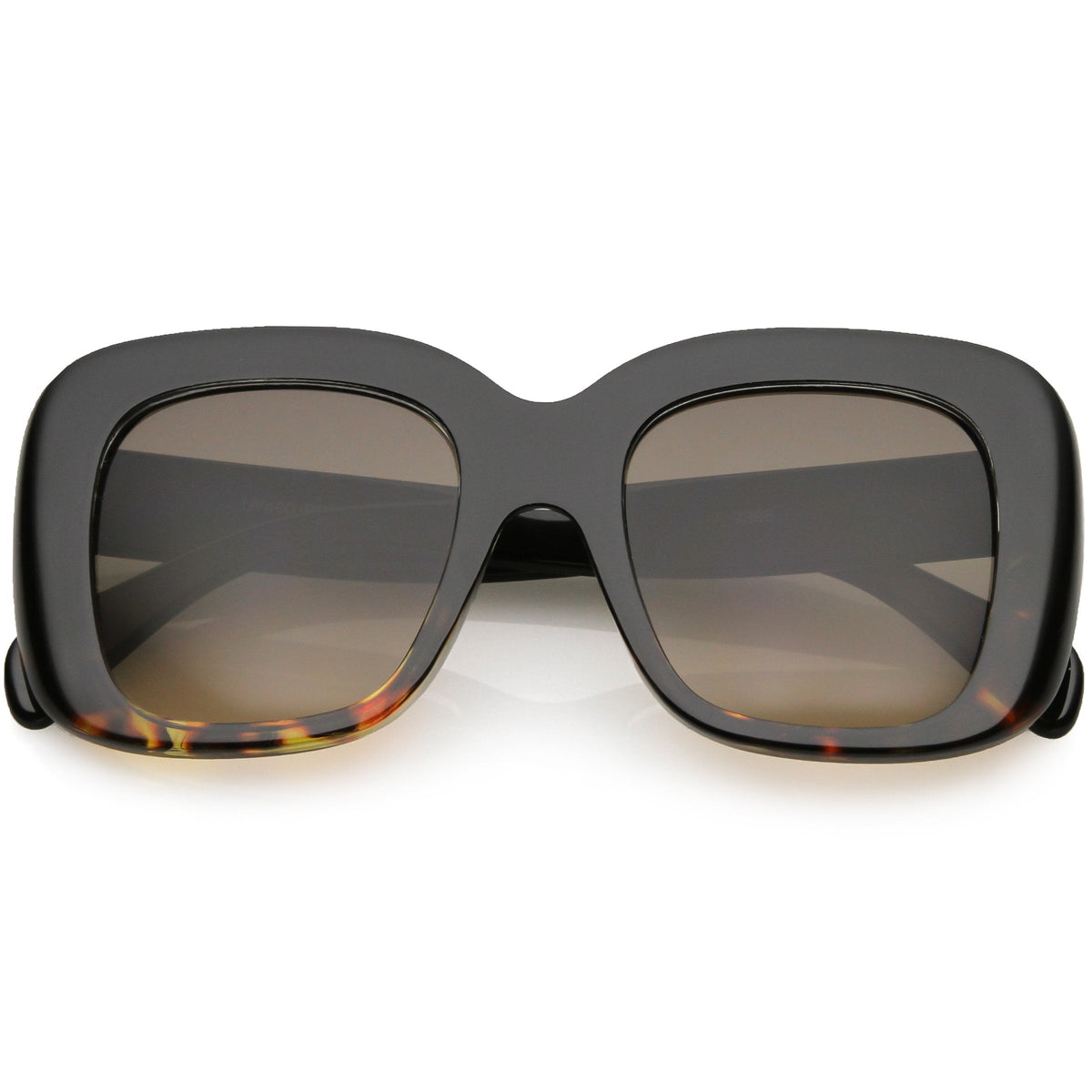 Women's Oversize Retro Square Thick Frame Sunglasses C552