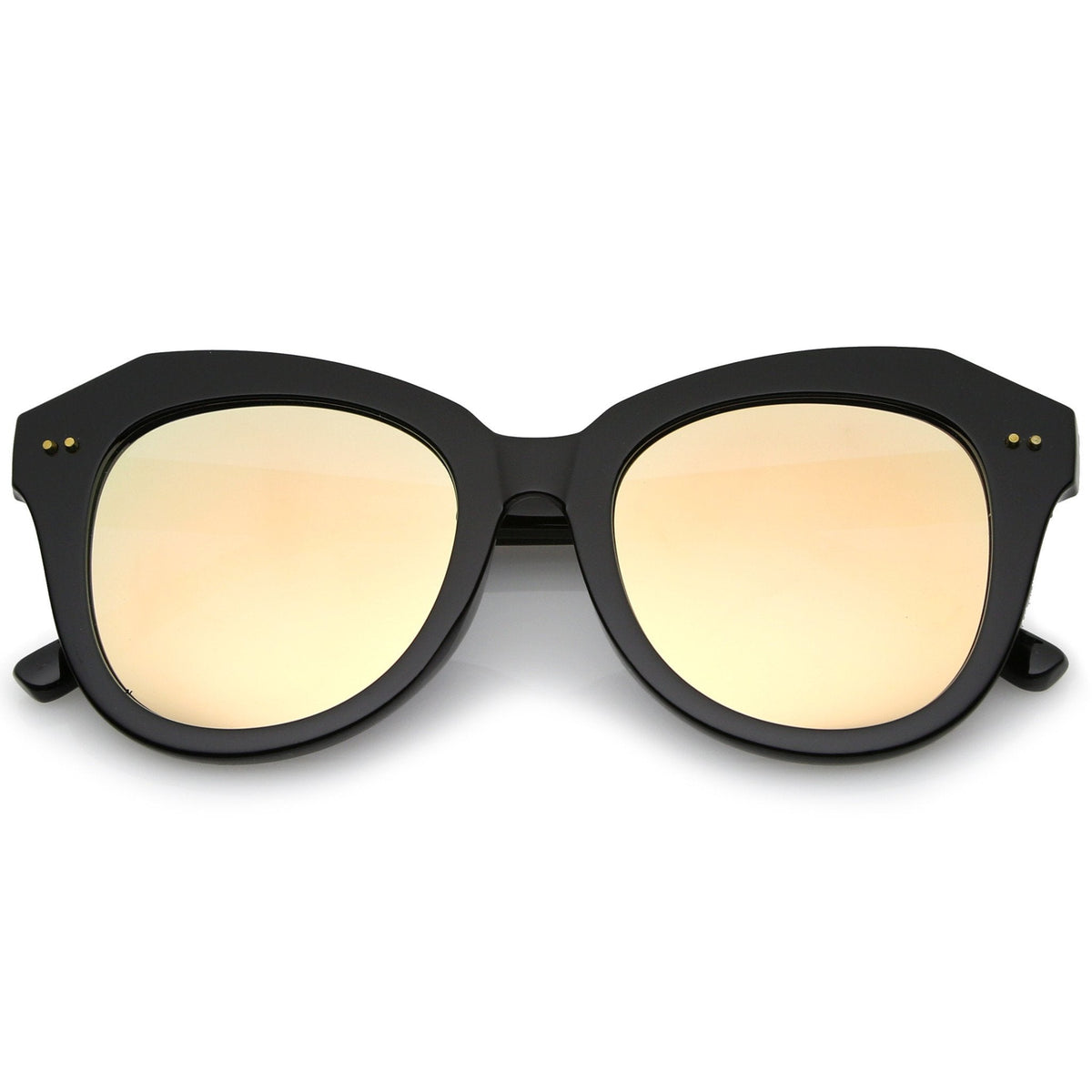 Oversize Women's Cat Eye Mirrored Lens Sunglasses A916
