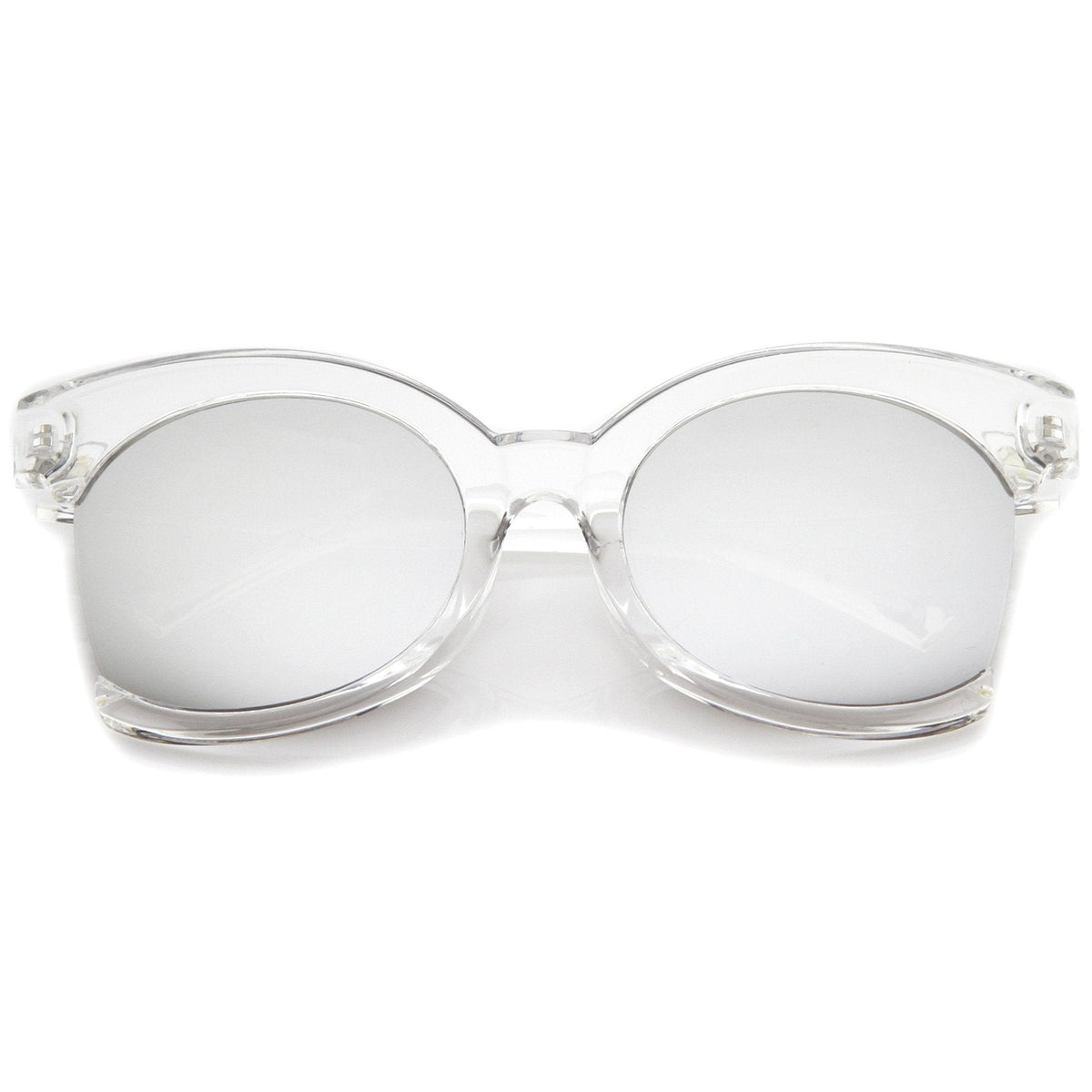 Women's Oversize Side Cut Transparent Sunglasses A492