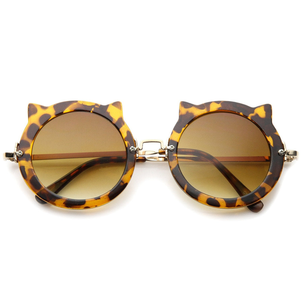 Women's Spiked Round Sunglasses A087