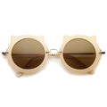 Women's Spiked Round Sunglasses A087