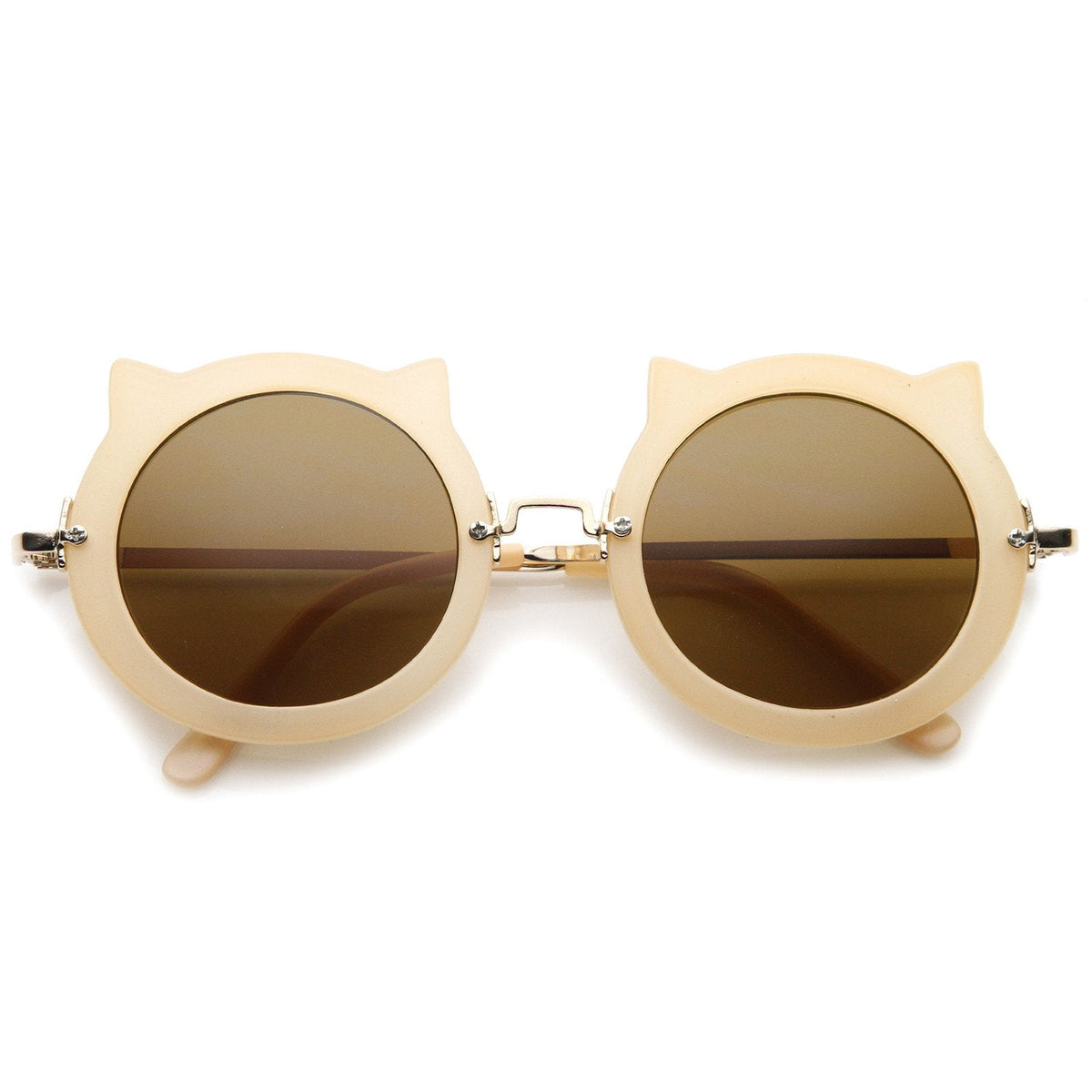 Women's Spiked Round Sunglasses A087
