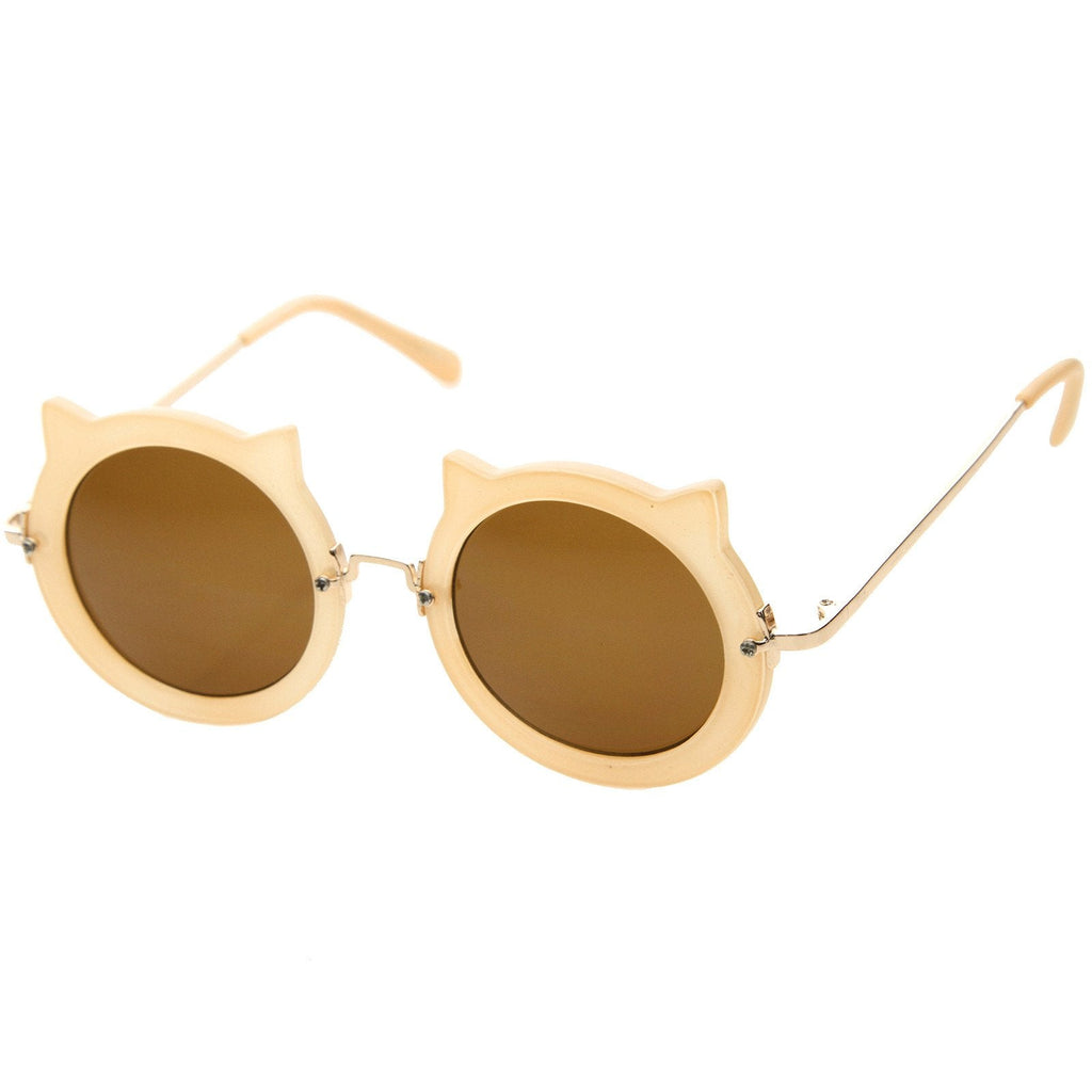 Women's Spiked Round Sunglasses A087
