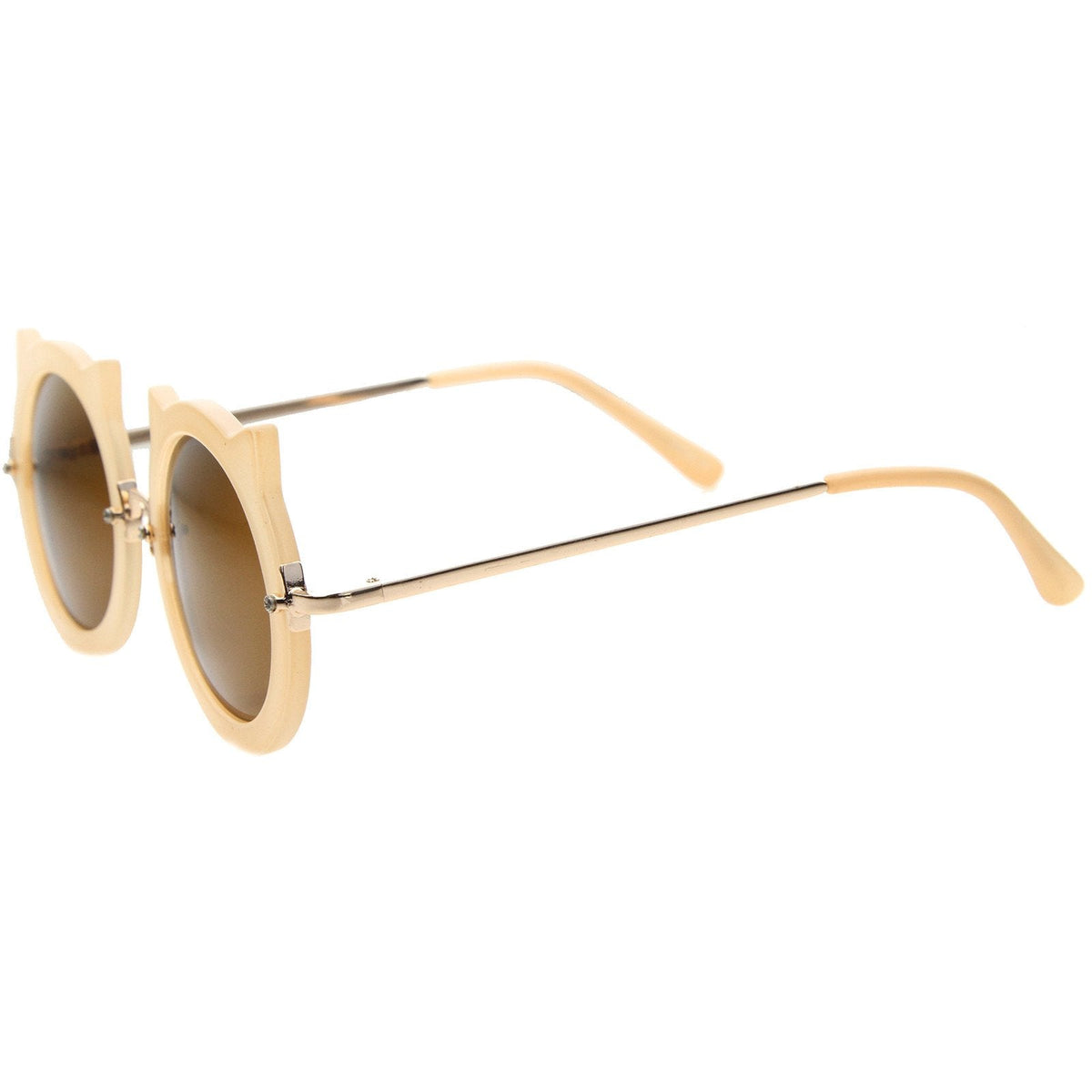 Women's Spiked Round Sunglasses A087