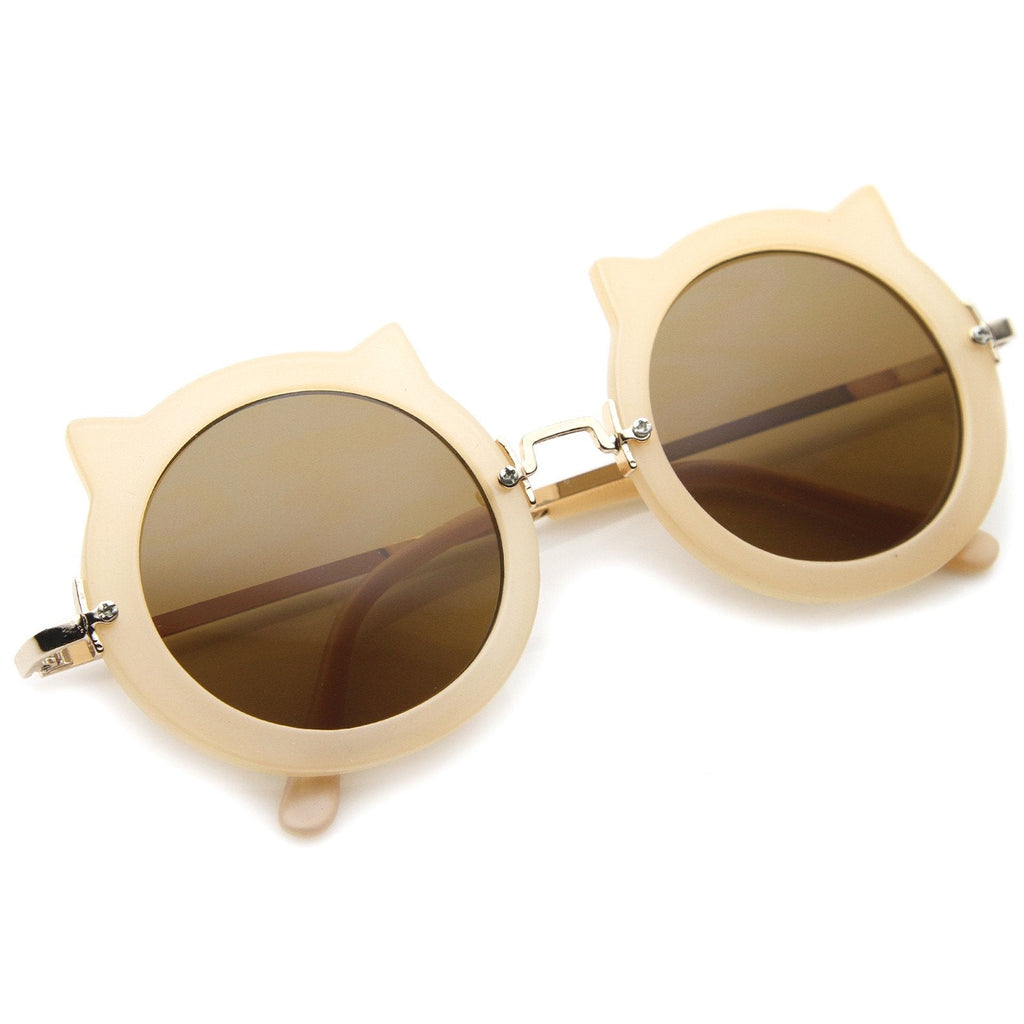 Women's Spiked Round Sunglasses A087