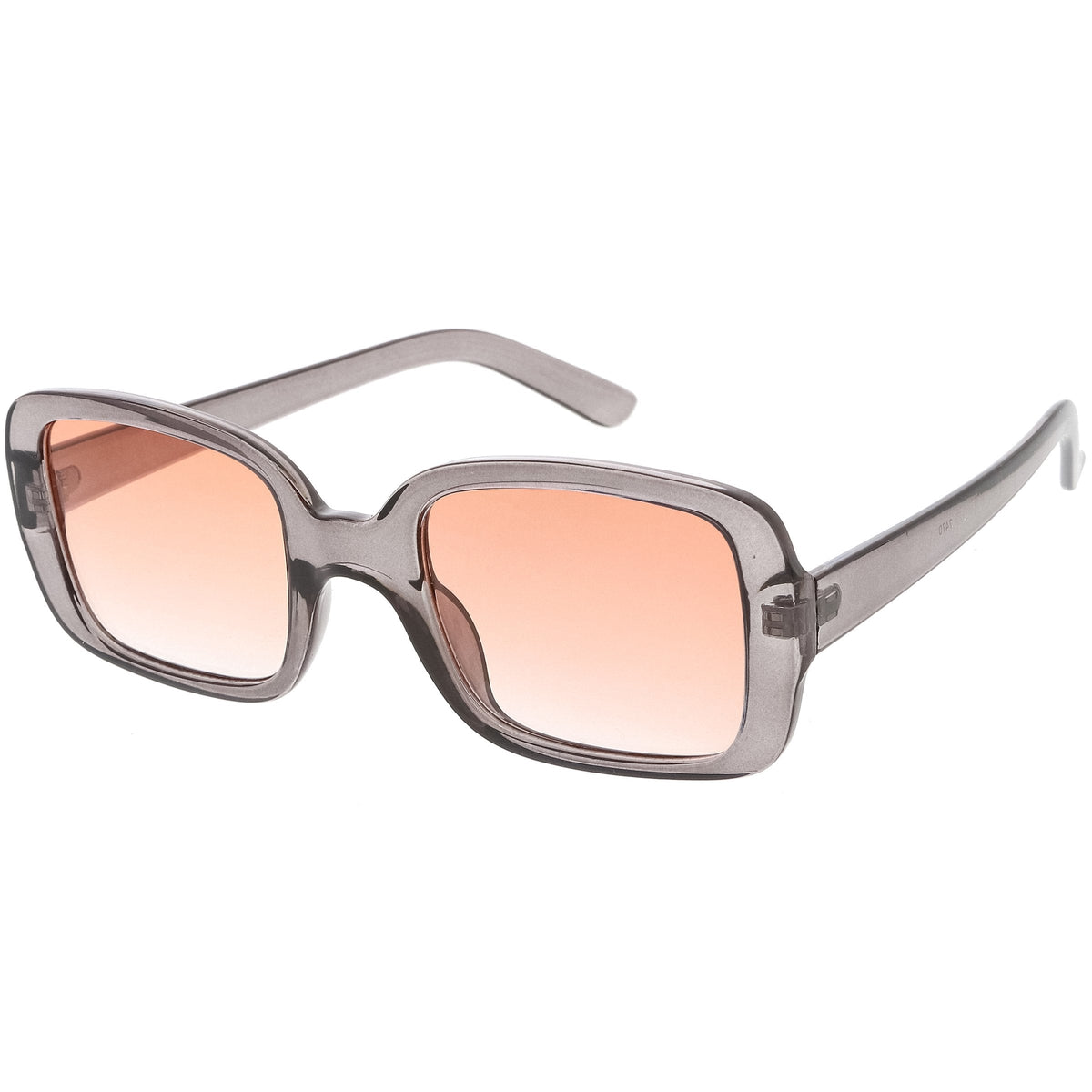 Women's Retro Modern Square Flat Lens Sunglasses C605