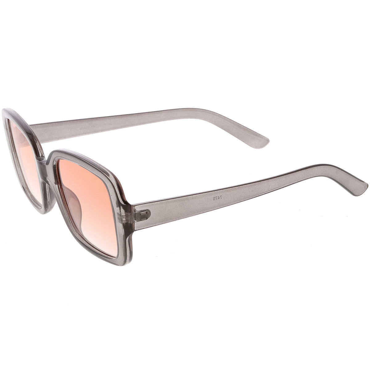 Women's Retro Modern Square Flat Lens Sunglasses C605