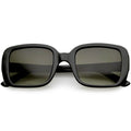 Women's Retro Modern Square Flat Lens Sunglasses C605