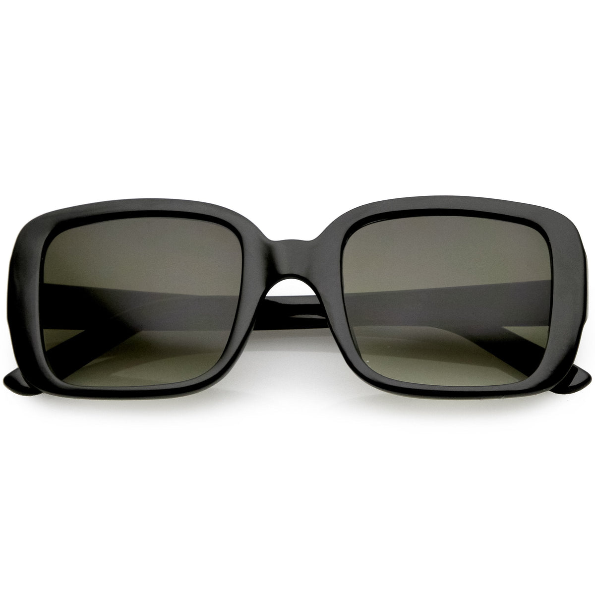 Women's Retro Modern Square Flat Lens Sunglasses C605