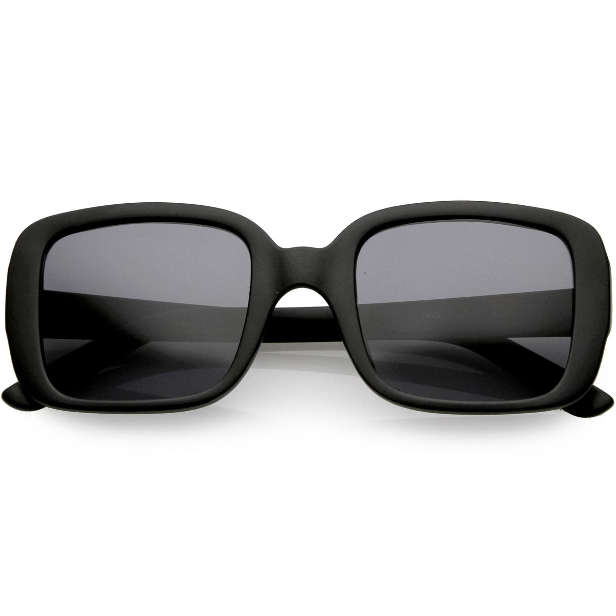 Women's Retro Modern Square Flat Lens Sunglasses C605