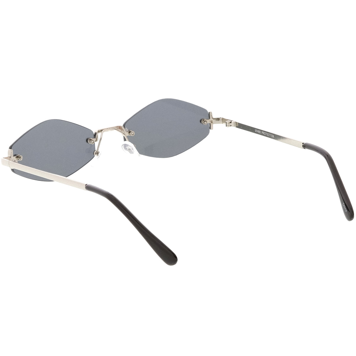 Retro 1990's Small Geometric Hexagon Sunglasses C593