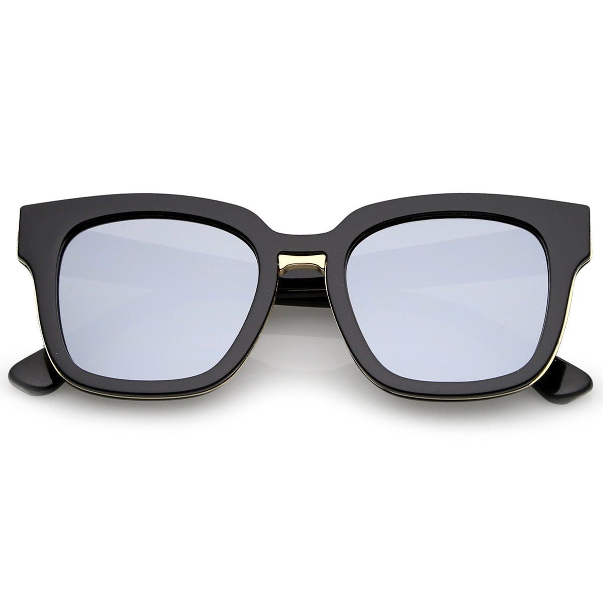 Modern Mirrored Flat Lens Multi Layer Sunglasses A648