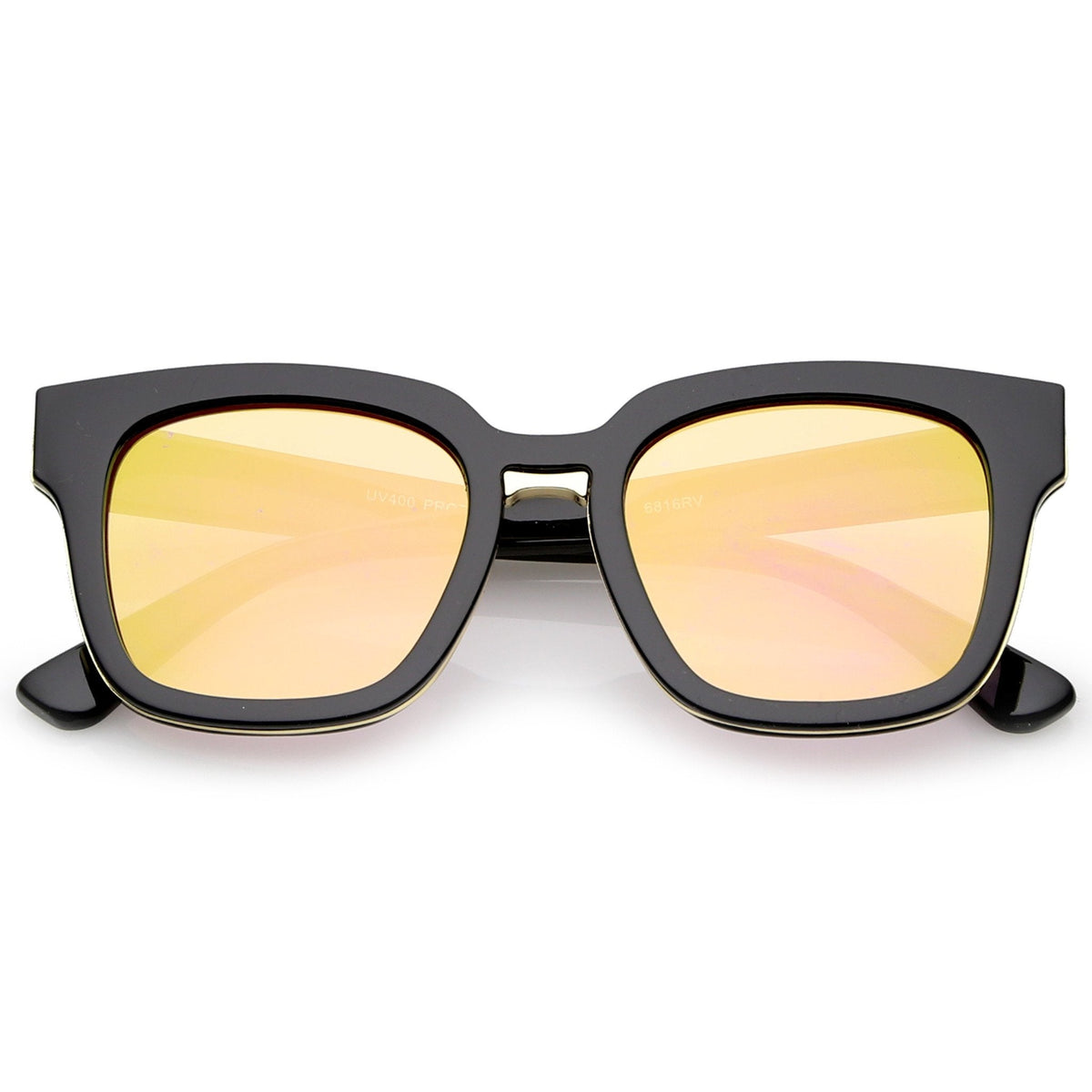 Modern Mirrored Flat Lens Multi Layer Sunglasses A648