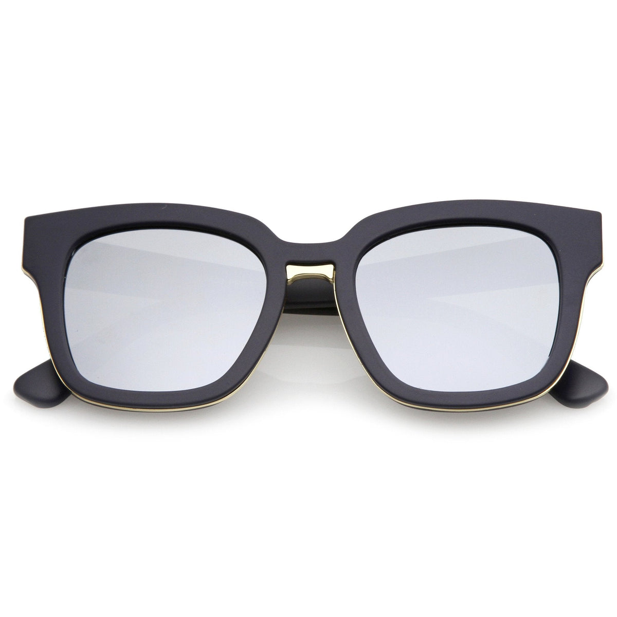 Modern Mirrored Flat Lens Multi Layer Sunglasses A648