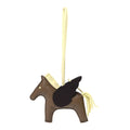 Milo Lambskin Grigri Rodeo Pegase Horse Bag Charm MM Etoupe Jane Milton Rouge Sellier