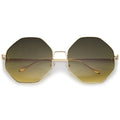 Oversize Women's Retro Hexagon Shape Sunglasses A654
